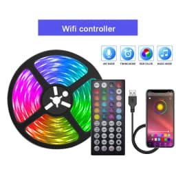5V LED Strip Lights 1m-30m RGB Led Light Dimmable Color Change Flexible Strip Tape Luces Led Lamp for Room Decor TV Backlight