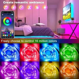 5V LED Strip Lights 1m-30m RGB Led Light Dimmable Color Change Flexible Strip Tape Luces Led Lamp for Room Decor TV Backlight