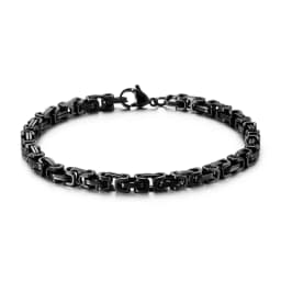 KALEN Wholesale Dubai Stainless Steel Byzantine Chain Bracelet Men Fashion Male 16-24cm Gold Color Wrap Bangle Biker Jewelry