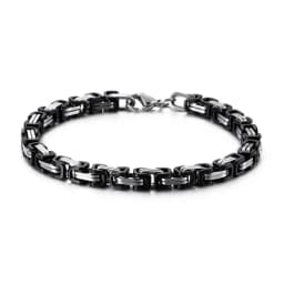 KALEN Wholesale Dubai Stainless Steel Byzantine Chain Bracelet Men Fashion Male 16-24cm Gold Color Wrap Bangle Biker Jewelry