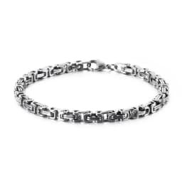 KALEN Wholesale Dubai Stainless Steel Byzantine Chain Bracelet Men Fashion Male 16-24cm Gold Color Wrap Bangle Biker Jewelry