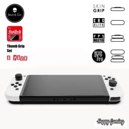 Skull & Co. JoyCon Thumb Grip Set FPS CQC Joystick Cap Thumbstick Cover for Nintendo Switch / Switch OLED Controller (6PCS/PACK)