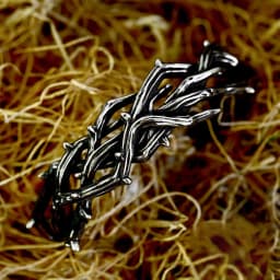 New Vintage Stainless Steel Thistles Thorns Bracelet For Men Women Fashion Punk Opening Couple Cuff Bangles Viking Jewelry Gifts
