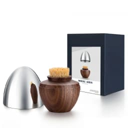 Walnut Toothpick Holder with Stainless Steel Cover, 6Pcs Fruit Picks, Cocktail Picks, Toothpick Box for Home Decor, Party, Bar