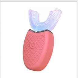 high quality travel portable Waterproof automatic u shape travel food grade silicone head adults kids electric toothbrush