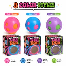 NEEDOH mushroom-shaped soft and slowly rising decompression toy helps adults squeeze to relieve mood and fight anxiety