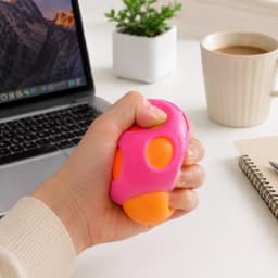 NEEDOH mushroom-shaped soft and slowly rising decompression toy helps adults squeeze to relieve mood and fight anxiety