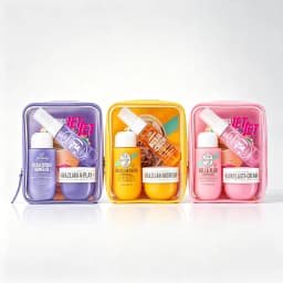 Sol de Janeiro Jet Set Travel Shower Kit, Mini Travel Size Body Wash & Skincare Travel Set, Portable Vacation Gift Kit For Women