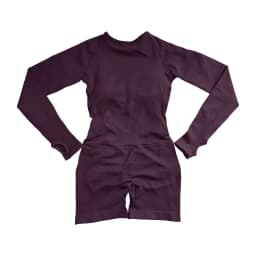NCLAGEN Active Long Sleeve One Piece Women Seamless Yoga Fitness Workout Short Jumpsuit Backless Set Gym Sportswear Playsuit