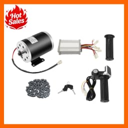 Bymaocar 48V 1000W Brush Electric Bicycle Conversion Kit Cycling Motor Controller Scooter Accessories Brushed Motor Kit 264.55 lbs Load Capacity 3000rpm 4.5N.M Torque Anti-Slip Throttle Speed Control Smooth Comfortable Ride for Bike Scooter
