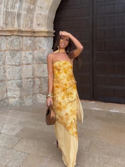 Floral Print Halter Neck Top Maxi Skirt Set Sleeveless Ruffle Hem 2026 Summer Beach Women Co-ord Chic Boho Lady Vacation Outfit