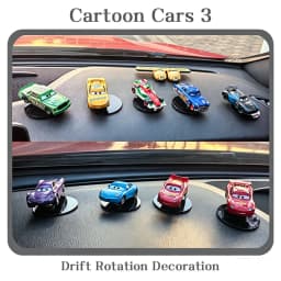 Pixar Cars 3- Lightning McQueen Rotatable Drift Ornament Dashboard Center Console Interior Decor Toy Surprise Gift For Drivers