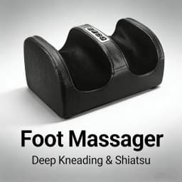 Electric Heating Foot Massager Heated Shiatsu Foot Calf Massager Deep Tissue Kneading with Hot Compress Relieve Muscle Fatigue