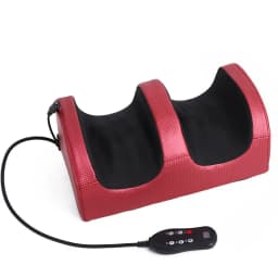Electric Heating Foot Massager Heated Shiatsu Foot Calf Massager Deep Tissue Kneading with Hot Compress Relieve Muscle Fatigue