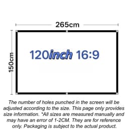 1 Pcs Curtain Anti-Light 60/72/84/100/120 Inches Projection Screens For Home Outdoor Office Projector Portable Projector Screen