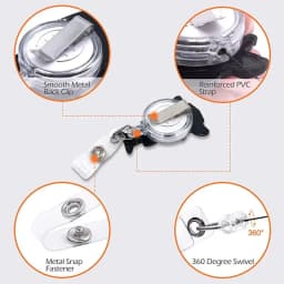 Kawaii Gift Kitty Cat Retractable Badge Reel Sparkling Card Holder Accessories With Keychain For Women Student Office Supplies