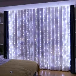 3/4/6m Curtain 100/600LEDString Lights Garland USB Festoon Remote Control Fairy Garland Lights Christmas Decoration Bedroom Home