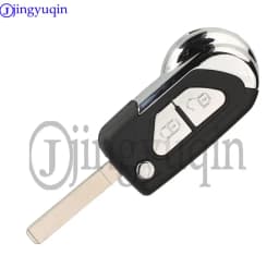 jingyuqin 433MHz FSK 2 Buttons Modified flip remote control car key For Citroen Ds DS3 2005-2014 CE0523 Fob VA2 Blade