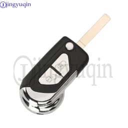 jingyuqin 433MHz FSK 2 Buttons Modified flip remote control car key For Citroen Ds DS3 2005-2014 CE0523 Fob VA2 Blade