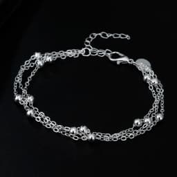 925 Sterling silver Tassel beads Bracelets necklaces for women fashion party wedding accessories jewelry sets gifts