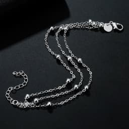 925 Sterling silver Tassel beads Bracelets necklaces for women fashion party wedding accessories jewelry sets gifts