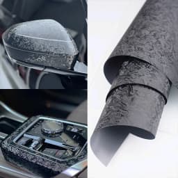 Ghost Black Carbon Fiber Wrap Film Forge Cosmic Sticker for Motorcycle Modified Car Body Interior Tuning Decor Car Accessories
