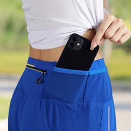 High Waist Women's Shorts Workout Sport Woman Fitness Yoga Clothes 2 in 1 Short Femme Court Womens Clothing Tights Gym Womans