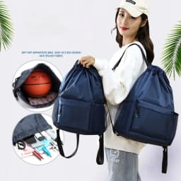 27L Dry Wet Separation Swimming Sports Bag Waterproof Backpack Unisex Large Capacity Sport Basketball Bag Fitness Travel Pocket