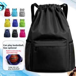 27L Dry Wet Separation Swimming Sports Bag Waterproof Backpack Unisex Large Capacity Sport Basketball Bag Fitness Travel Pocket