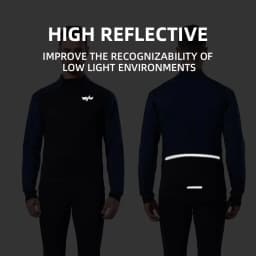 YKYWBIKE Men's Cycling Jacket Waterproof Windproof Road Bike Tops Winter 0°C Thermal Fleece Bicycle Jersey  Cycling Clothing