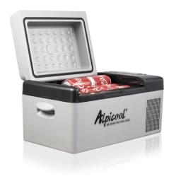Alpicool C20 portable compressor fridge freezer 21Quart(20Liter) for car and home - 12V/24V DC and 110V AC
