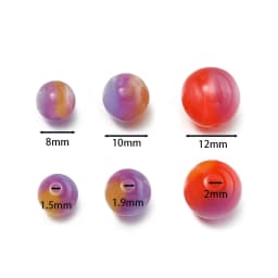 20/10pcs 8/10/12mm Resin Colorful Cat Eye Beads Round Spacer Beads for DIY Bracelet Necklace Earrings Jewelry Making Accessories