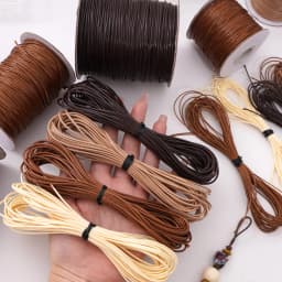 10m/lot Wax Cotton Cord Wax Thread Cord String Strap Necklace Rope Bead For Jewelry Making DIY Bracelet Necklace Accessories