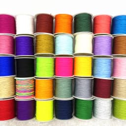 NEW 0.4/0.8/1.0/1.5mm Nylon Cord Thread Chinese Knot Macrame Cord Bracelet Braided String DIY Tassels Beading Shamballa Thread