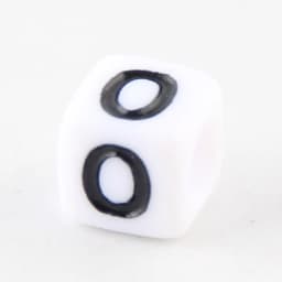 100-500pcs Square White and Black Mixed Letter Acrylic Beads Cube Loose Spacer Alphabet Beads For Jewelry Making Diy Accessories