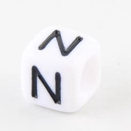 100-500pcs Square White and Black Mixed Letter Acrylic Beads Cube Loose Spacer Alphabet Beads For Jewelry Making Diy Accessories