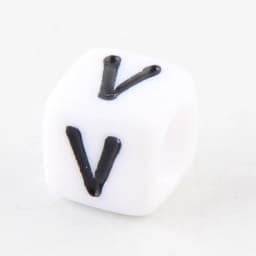 100-500pcs Square White and Black Mixed Letter Acrylic Beads Cube Loose Spacer Alphabet Beads For Jewelry Making Diy Accessories