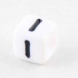 100-500pcs Square White and Black Mixed Letter Acrylic Beads Cube Loose Spacer Alphabet Beads For Jewelry Making Diy Accessories