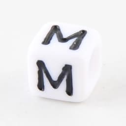 100-500pcs Square White and Black Mixed Letter Acrylic Beads Cube Loose Spacer Alphabet Beads For Jewelry Making Diy Accessories