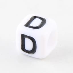 100-500pcs Square White and Black Mixed Letter Acrylic Beads Cube Loose Spacer Alphabet Beads For Jewelry Making Diy Accessories