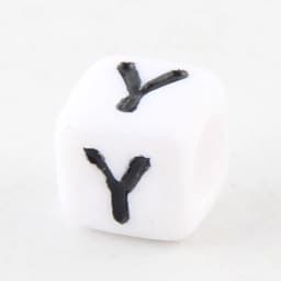 100-500pcs Square White and Black Mixed Letter Acrylic Beads Cube Loose Spacer Alphabet Beads For Jewelry Making Diy Accessories