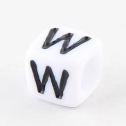 100-500pcs Square White and Black Mixed Letter Acrylic Beads Cube Loose Spacer Alphabet Beads For Jewelry Making Diy Accessories