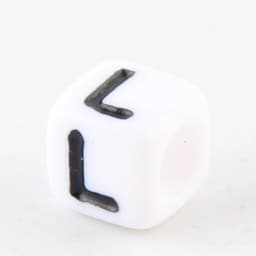 100-500pcs Square White and Black Mixed Letter Acrylic Beads Cube Loose Spacer Alphabet Beads For Jewelry Making Diy Accessories