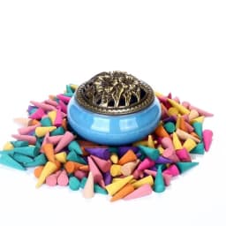 F Natural Incense Cones 50/100/200/500g Fragrant Tower Torn Spices Cones Indian Sandalwood Bulk Not Backflow Incenses