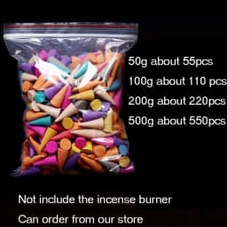 F Natural Incense Cones 50/100/200/500g Fragrant Tower Torn Spices Cones Indian Sandalwood Bulk Not Backflow Incenses