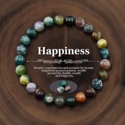 8mm Natural Stone Beaded Bracelet for Women Men Amethysts Crystal Quartzs Agate Tiger Eye Elastic Bangles Good Luck Jewelry