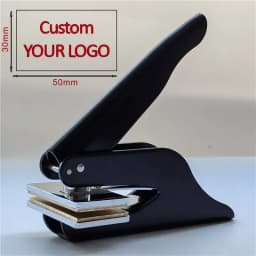 New! From the Library of Square Embosser/Custom Embosser Stamp/Book Embosser/Personalized Book Stamp/Monogram Embosser Stamp