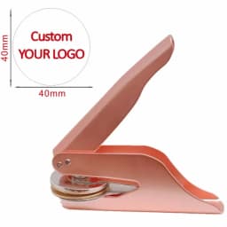 New! From the Library of Square Embosser/Custom Embosser Stamp/Book Embosser/Personalized Book Stamp/Monogram Embosser Stamp