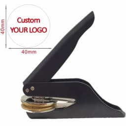 New! From the Library of Square Embosser/Custom Embosser Stamp/Book Embosser/Personalized Book Stamp/Monogram Embosser Stamp