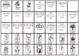 New! From the Library of Square Embosser/Custom Embosser Stamp/Book Embosser/Personalized Book Stamp/Monogram Embosser Stamp